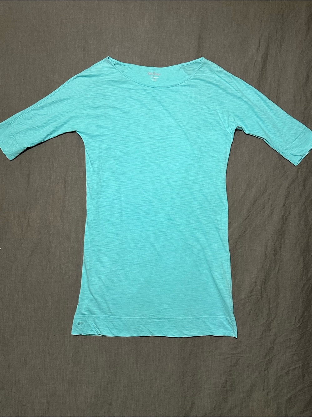 Lilly Pulitzer Aqua 3/4 Sleeve Dress